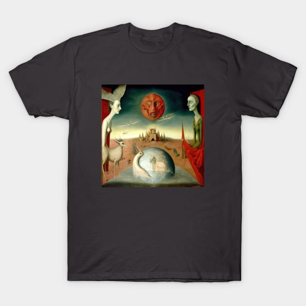 Satan concept hell T-Shirt by damnaloi